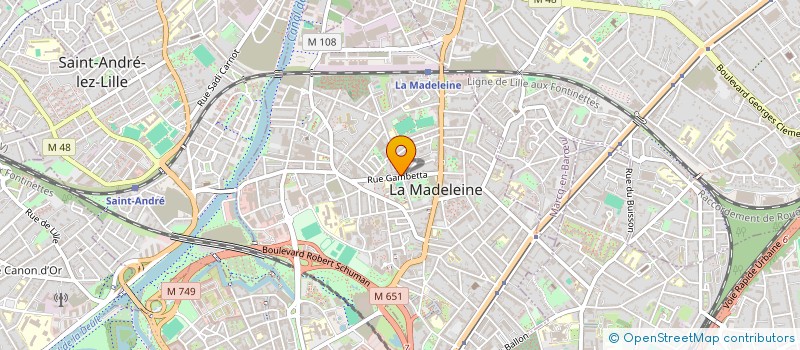 localisation de l'entreprise INDIVISION LUCAS à LA MADELEINE