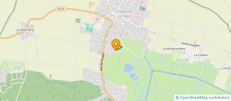 localisation de l'entreprise INDIVISION LUCAS ET RACINEUX  LONGEVILLE-SUR-MER