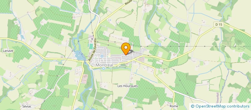 localisation de l'entreprise INDIVISION LUCETTE DAVID GESSLER  CASTELNAU D'AUZAN LABARRERE