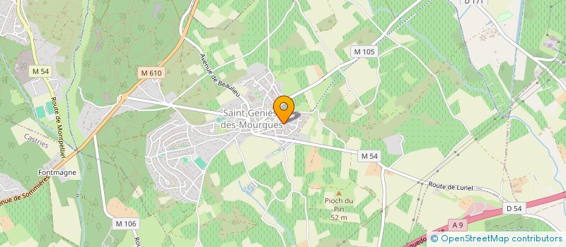 localisation de l'entreprise INDIVISION LUCHE à SAINT-GENIES-DES-MOURGUES