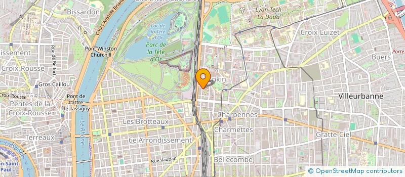 localisation de l'entreprise INDIVISION LUCIE-PUYJARINET  VILLEURBANNE