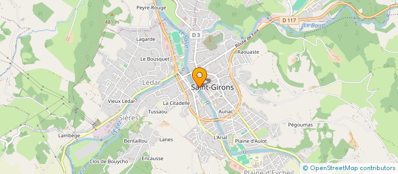 localisation de l'entreprise INDIVISION LUCIEN ANERE à SAINT-GIRONS