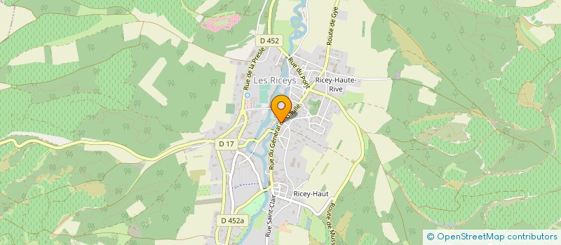 localisation de l'entreprise INDIVISION LUDINARD  LES RICEYS