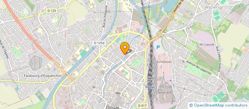 localisation de l'entreprise INDIVISION LUIT DIMITRI ET RAPOSO ALVES SARA  DOUAI