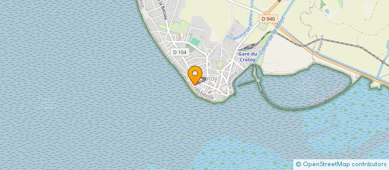 localisation de l'entreprise INDIVISION LUMINEAU JEAN FRANCOIS ET NATHALIE à LE CROTOY