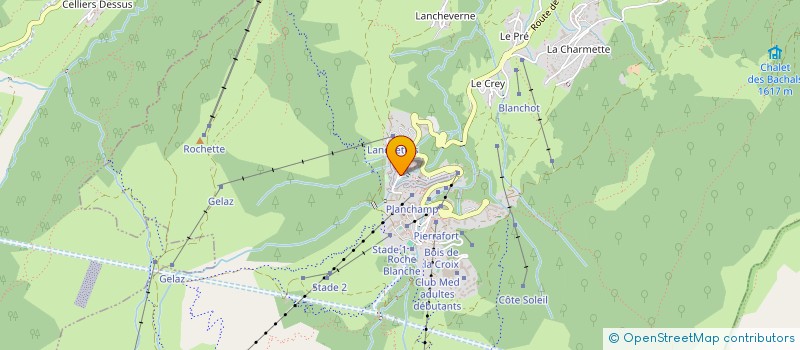 localisation de l'entreprise INDIVISION LUQUET  LES AVANCHERS-VALMOREL