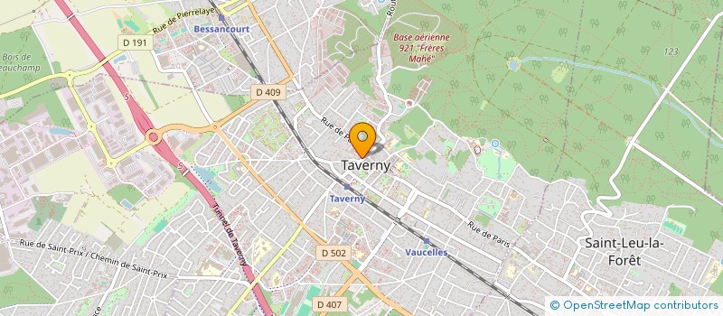 localisation de l'entreprise INDIVISION LYDIANE AUCLAIR ET GERALDINE AUCLAIR  TAVERNY