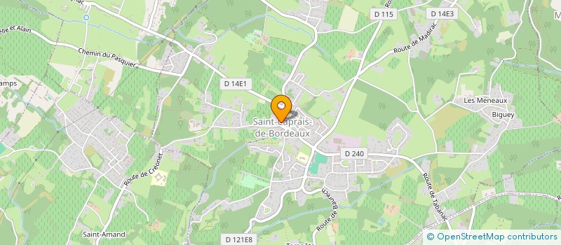 localisation de l'entreprise INDIVISION LYP-STENGER LEQUIN  SAINT-CAPRAIS-DE-BORDEAUX