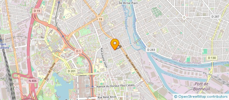 localisation de l'entreprise INDIVISION M DELANCHY ET MME DELIGAT  CRETEIL