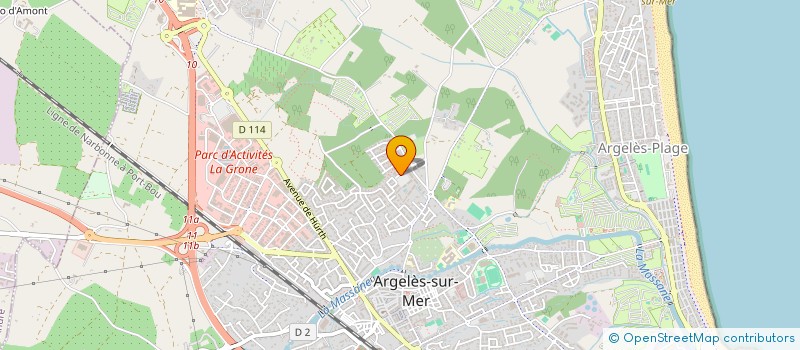 localisation de l'entreprise INDIVISION M&E PIETERS  ARGELES-SUR-MER