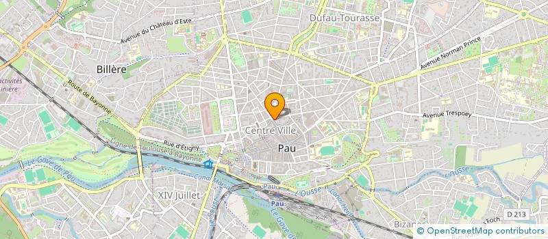 localisation de l'entreprise INDIVISION M ET MME AOUT à PAU