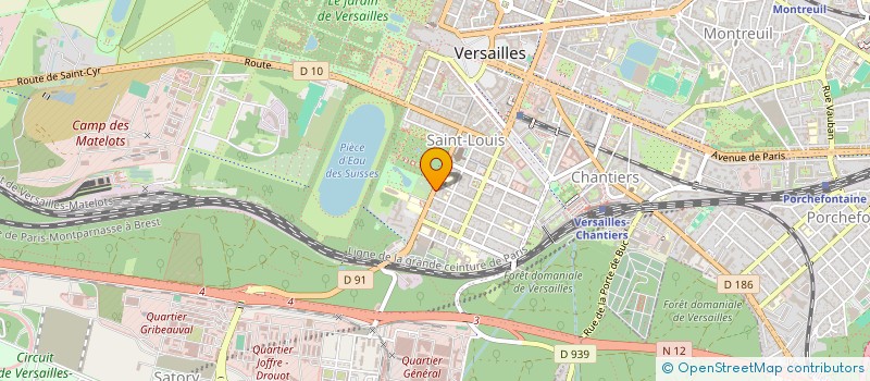 localisation de l'entreprise INDIVISION M ET MME BODART à VERSAILLES