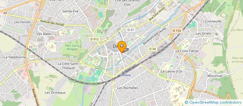 localisation de l'entreprise INDIVISION M ET MME CHENEVIERE à DREUX