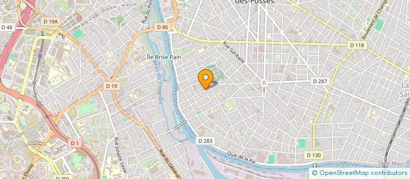 localisation de l'entreprise INDIVISION M ET MME CORNET THIERRY à SAINT-MAUR-DES-FOSSES