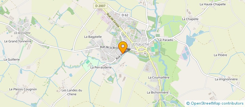 localisation de l'entreprise INDIVISION M.ET MME COUDRIN à L' OIE