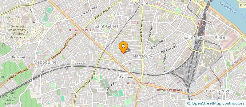 localisation de l'entreprise INDIVISION M ET MME DAGON  BORDEAUX