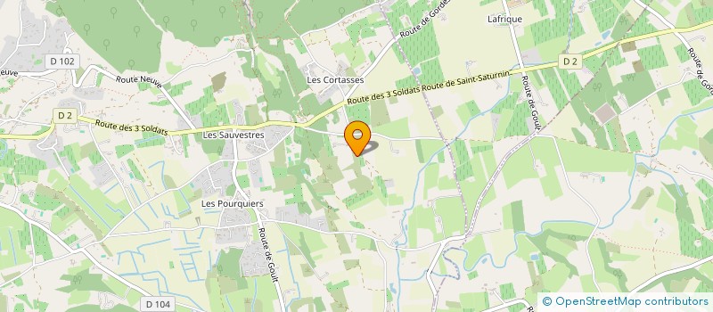 localisation de l'entreprise INDIVISION M ET MME HARGREAVES  GORDES