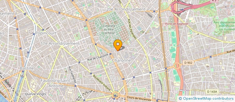 localisation de l'entreprise INDIVISION M ET MME LARGENTON  PARIS