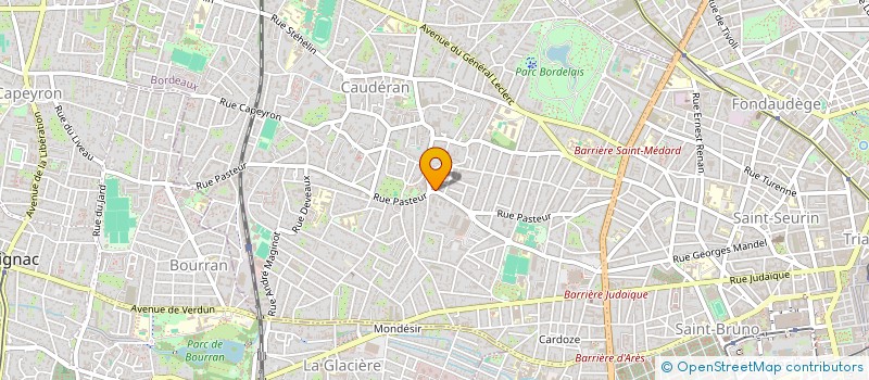 localisation de l'entreprise INDIVISION M ET MME MARTEAUX PHILIPPE  BORDEAUX