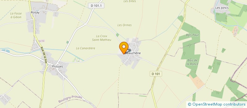 localisation de l'entreprise INDIVISION M ET MME THIEL à BOUTIGNY-PROUAIS