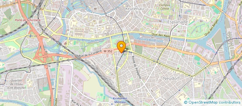 localisation de l'entreprise INDIVISION M MME EZZAKI-TINGAUD à STRASBOURG