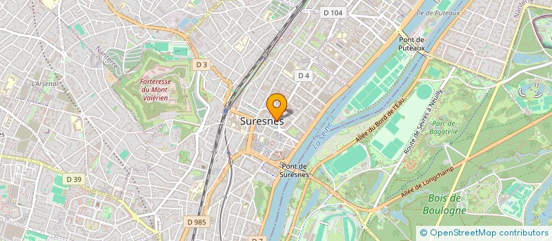 localisation de l'entreprise INDIVISION M. MME PASCAL MADELAIGUE à SURESNES
