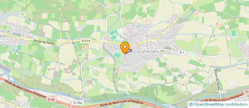 localisation de l'entreprise INDIVISION M MME VERGNIERES  PEZILLA-LA-RIVIERE