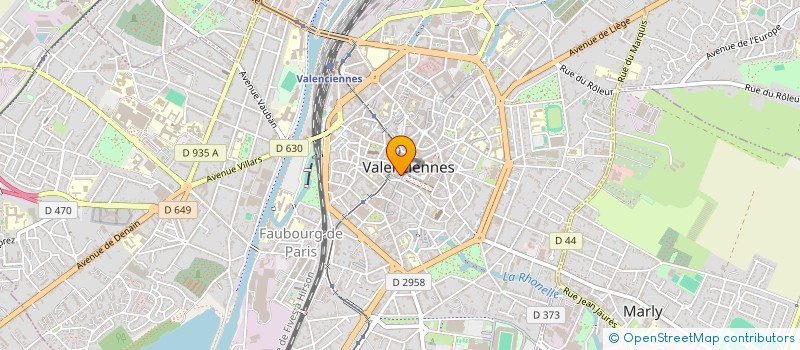 localisation de l'entreprise INDIVISION M. NOGUEIRA ET MME GODEFROY à VALENCIENNES