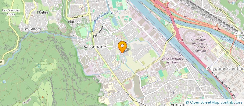 localisation de l'entreprise INDIVISION M. POSSEME NICOLAS - MME POSSEME NASRIN  SASSENAGE