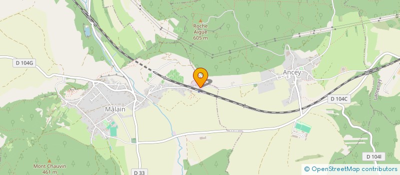 localisation de l'entreprise INDIVISION M.RIGAUD ET MME.GALLAND  MALAIN