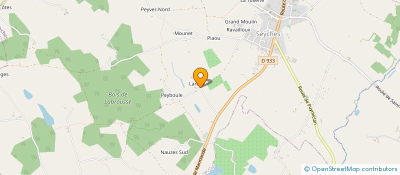 localisation de l'entreprise INDIVISION M. RIVIERE ET MME SAVARD  SEYCHES