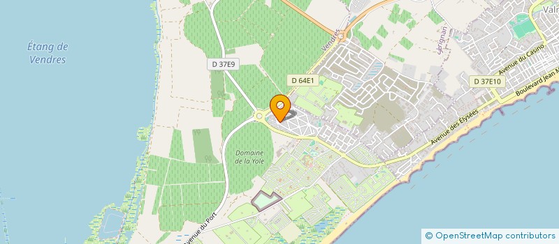 localisation de l'entreprise INDIVISION M. ROMUALD DEZ ET MME VALERIE DEZ à VENDRES