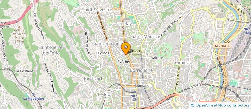 localisation de l'entreprise INDIVISION MACAUDIERE CHEVALIER à NICE