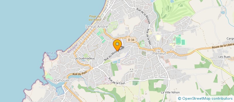 localisation de l'entreprise INDIVISION MACE  PLENEUF-VAL-ANDRE