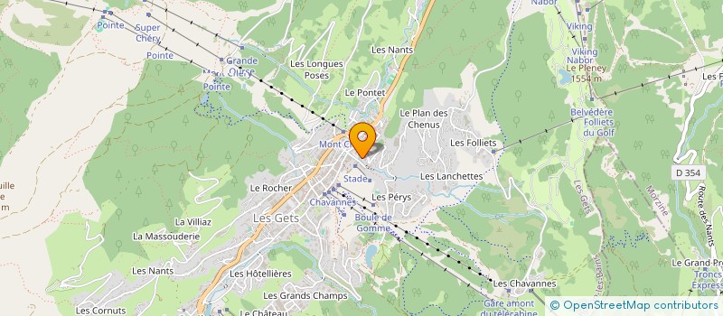 localisation de l'entreprise INDIVISION MACEDO  LES GETS