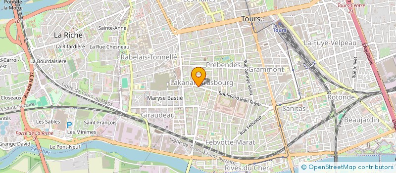 localisation de l'entreprise INDIVISION MACHON  TOURS