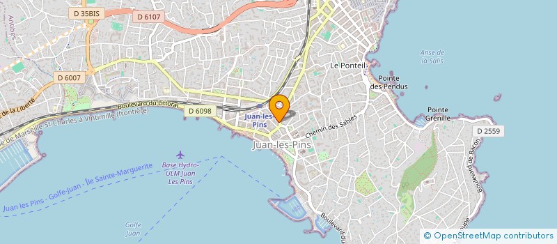 localisation de l'entreprise INDIVISION MADAME ET MONSIEUR RENARD  ANTIBES