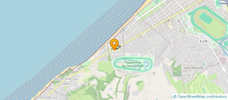 localisation de l'entreprise INDIVISION MADAMET  BENERVILLE-SUR-MER