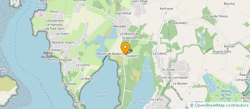 localisation de l'entreprise INDIVISION MADEC FRANCOIS ET CHRISTINE  BADEN