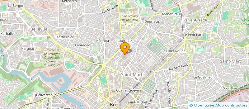 localisation de l'entreprise INDIVISION MADIOT ABIVEN à BREST