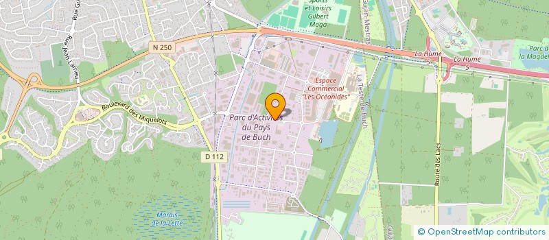 localisation de l'entreprise INDIVISION MAFFRE - PISTRE à LA TESTE-DE-BUCH