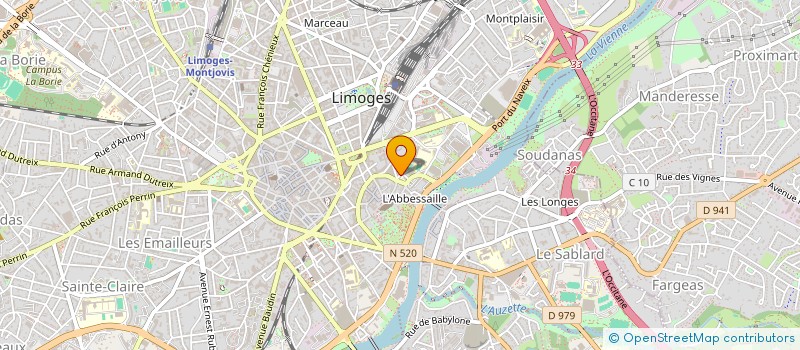 localisation de l'entreprise INDIVISION MAGADOUX à LIMOGES
