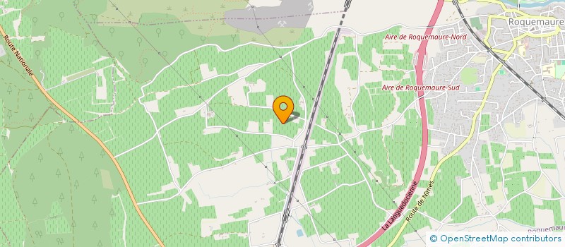 localisation de l'entreprise INDIVISION MAGALI ET FABIEN LEPERCHOIS  ROQUEMAURE