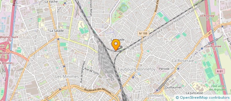 localisation de l'entreprise INDIVISION MAGAUD / PAYANT  TOULOUSE