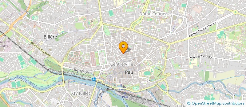 localisation de l'entreprise INDIVISION MAGNAN LE METAYER à PAU