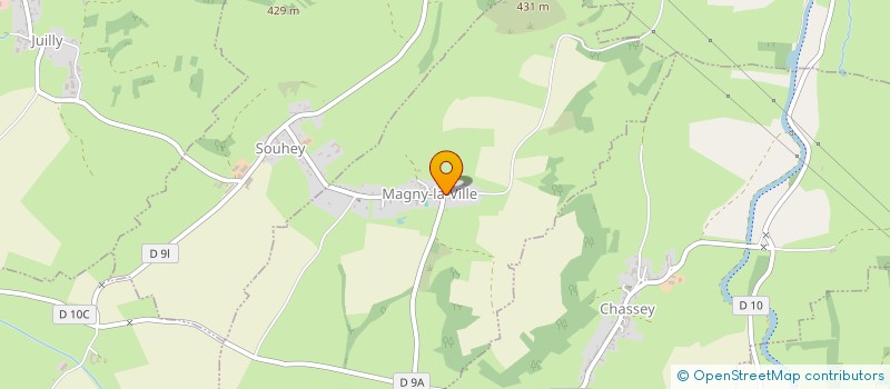 localisation de l'entreprise INDIVISION MAGNY  MAGNY-LA-VILLE
