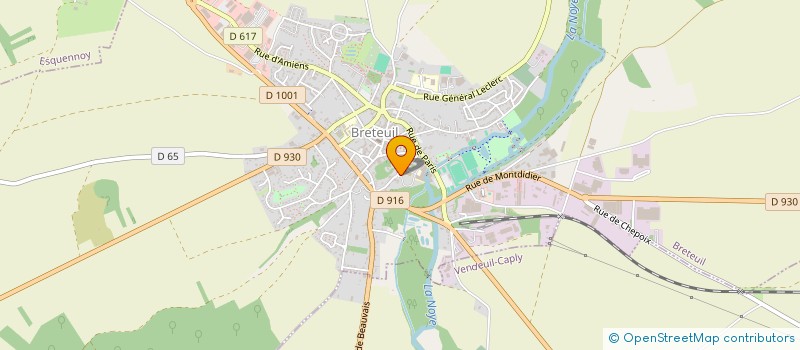 localisation de l'entreprise INDIVISION MAGOT-CUVRU-PETEL-MASSIN  BRETEUIL