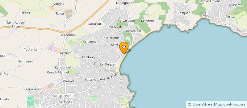 localisation de l'entreprise INDIVISION MAHER NIALL ET ELIZABETH  PLOUGONVELIN