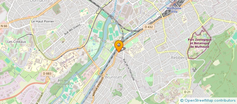 localisation de l'entreprise INDIVISION MAHJOUB MULLER  MULHOUSE