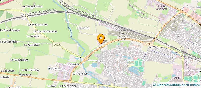 localisation de l'entreprise INDIVISION MAIGNAN BOIVIN PERCHARD DENKINGER  SAINT-BERTHEVIN